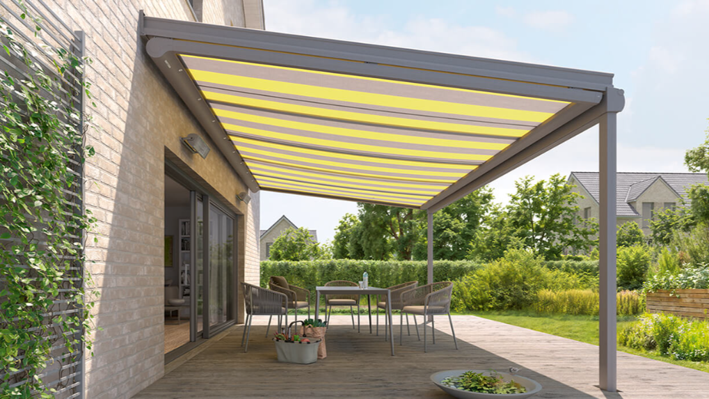 Serre zonwering onderliggend