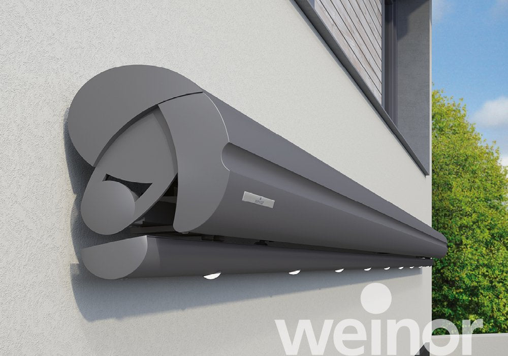 Weinor Semina in de avond met LED